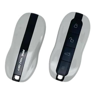 Imagem de Capa protetora para chave de carro compatível com Xiaomi Su7 Max 2024, capa protetora de controle remoto, acessórios de substituição de carro(Elegant gray)