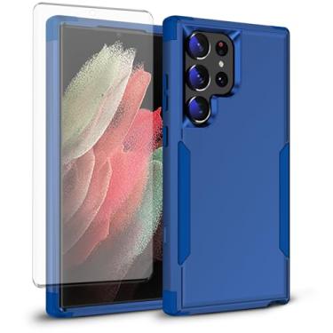 Imagem de Asuwish Compatível com S23 Ultra Phone Case TQZ US Blue
