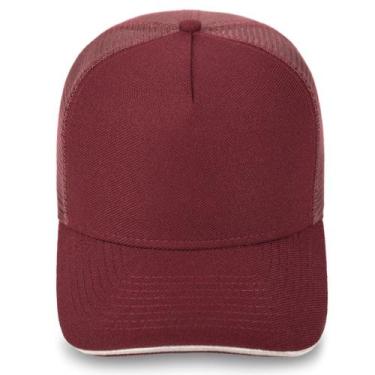 Imagem de Boné Aba Curva Masculino Liso Trucker Redinha Telinha Diversos Cores M