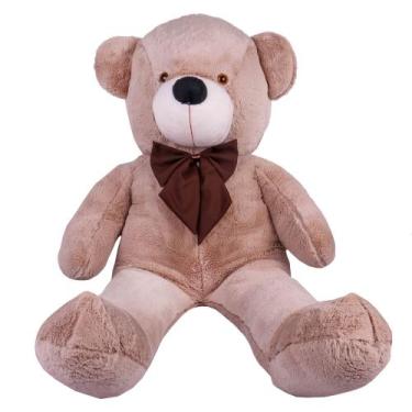 Imagem de Urso Teddy Gigante 1,40M LuckBaby - 226, Avelã tabaco