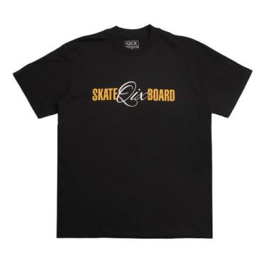 Imagem de CAMISETA QIX STREET SKATE BOARD SINCE 1993 Cor:PretoTamanho:GG, Preto,