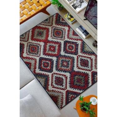 Imagem de Tapete andino veludo 1,00x1,50 quarto sala hotel pousada chalé toque m