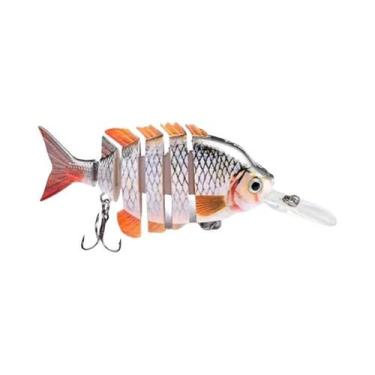 Imagem de Isca De Pesca Multiarticulada De 10cm 14g, 6 Segmentos, Bionic Tilapia