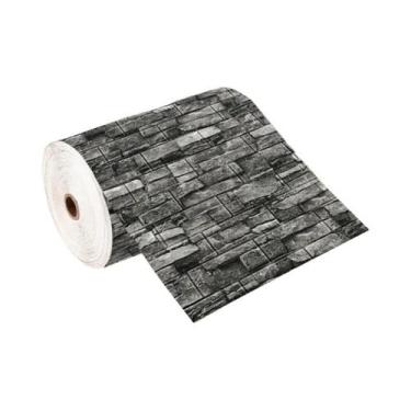 Imagem de Adesivos De Parede 3D Com Padrão De Tijolo DIY 70cmX500cm, À Prova De 