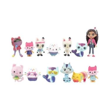 Imagem de Conjunto De Brinquedos De Figuras De Anime Gabby Dollhouse 13 Peças Ca