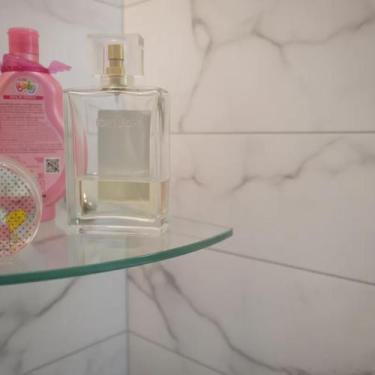 Imagem de Prateleira Porta Shampoo De Canto Acessório Banheiro Cantoneira 20x20 