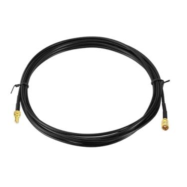 Imagem de SZSAUTO Cabo de extensão de rádio satélite SMB macho para SMB fêmea 3 m, 3 m, cabo adaptador de antena de rádio estéreo de veículo para sintonizador receptor estéreo de rádio veicular Sirius XM