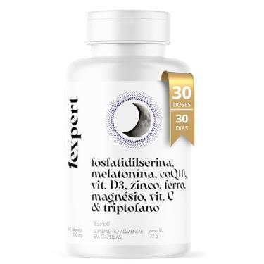 Imagem de 1EXPERT® Suplemento Alimentar 60 Cápsulas — Fosfatidilserina + CoQ10 + Vitaminas e Minerais | Fórmula Avançada, Uso Adulto (19+), Qualidade Premium 1EXPERT®