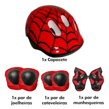 Imagem de Kit De Proteção Infantil P/Skate Bicicleta Monster Modelo