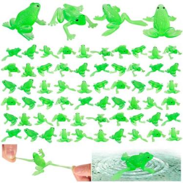 Imagem de Conjunto Rubber Frogs HFWTWPY para crianças, 60 mini brinquedos para s