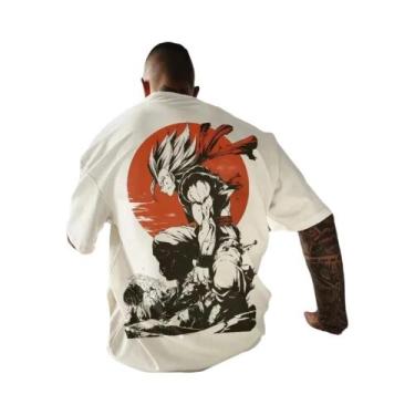 Imagem de Camiseta Oversized De Verão Dragon Ball Son Goku Para Homens E Mulhere