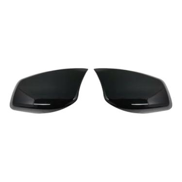 Imagem de Capa Do Espelho Lateral Do Carro Padrão De Fibra De Carbono Tampa Do Espelho Retrovisor Compatível Com BMW Série-5 E60 E61 E63 E64 520i 525i 528i 528xi 530i 2004-2008(Black One Pair)