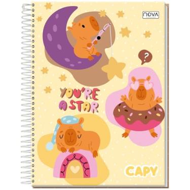 Imagem de CADERNO UNIVERSITÁRIO C/D ESPIRAL CAPY 20 MATÉRIAS 320 FLS - CAPIVARA