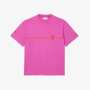 Imagem de Camiseta Lacoste De Malha De Algodão Bordada Estampada-Masculino