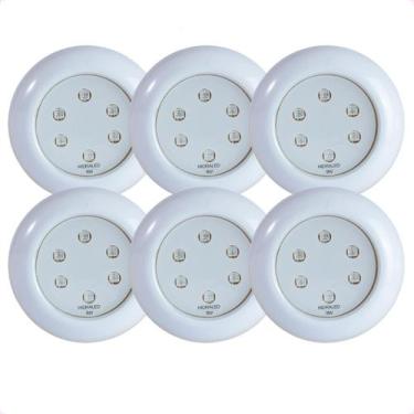 Imagem de Kit 6 Refletores Led 9w RGB ABS para Iluminação Piscina - Hidraled