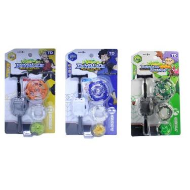Imagem de Kit 3 Beyblades  + 3 Lançadores - Storm Gyro - Tornadogyro Combat