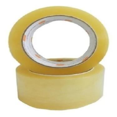 Imagem de Fita Adesiva Transparente 100 Metros 45mm X 100m Para Caixa De Papelao Pacotes Embalagem Ecommerce