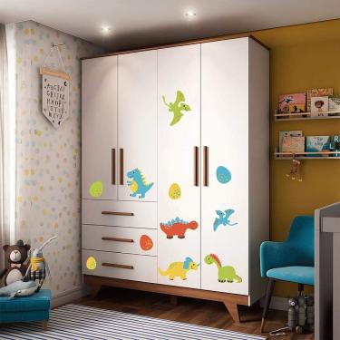 Imagem de Adesivo Para Guarda Roupa Dino