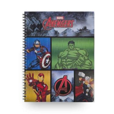 Imagem de Caderno Universitário 10 Matérias Vingadores Marvel 160 Fls. - Cultura