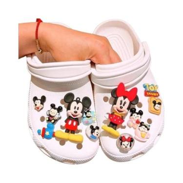 Imagem de Pingentes 3D Mickey E Minnie Para Crocs E Sandálias, Decoração De Jard