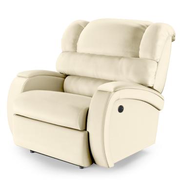 Imagem de Poltrona do Papai Reclinável Napoli Power Touch USB PU Bege FH1 - D'Rossi