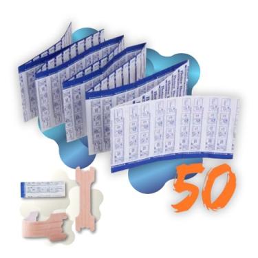 Imagem de Dilatador Nasal Adesivo Anti Ronco Kit com 50 Unidades, Tiras Nasais com Embalagem Individual, Melhora do Fluxo de Ar e da Qualidade do Sono, Tamanho Universal – Qualidade Premium LNSTORE