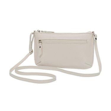 Imagem de Bolsa Transversal Pequena Mini Tiracolo Feminina Lateral Couro 