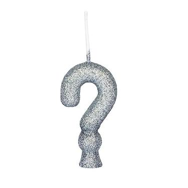 Imagem de Vela Aniversario N? Cintilante Prata - Pacote Com 01 Un Regina Prata