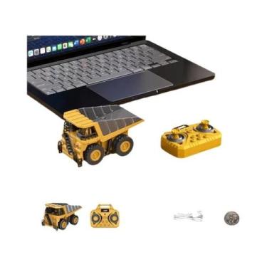 Imagem de Mini Caminhões RC De Liga Metálica, Empilhadeira 1:64, Controle Remoto