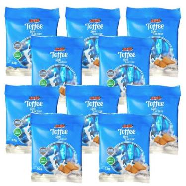 Imagem de Caramelo de leite sem lactose pacote 52g hué - kit 10 unidades