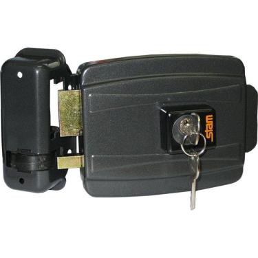 Imagem de Fechadura Elétrica Stam CIL.40MM Grafite - 40091