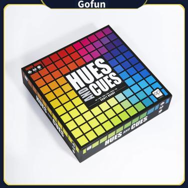Imagem de Jogo de tabuleiro HUES and CUES Vibrant Color Guessing 3-10 jogadores