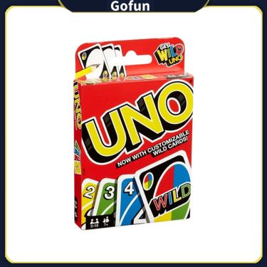 Imagem de Jogo de tabuleiro UNO Wild Card 112 Cards for Family Party Game
