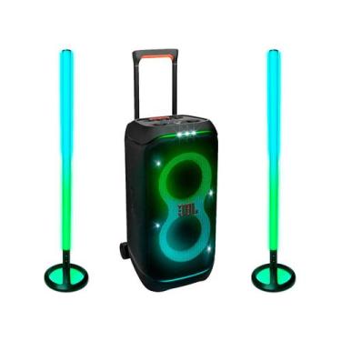 Imagem de Caixa de Som JBL PartyBox Stage Bluetooth - 240W + Bastão de LED JBL P