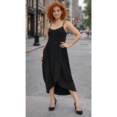 Imagem de Vestido transpassado moda femenina - modanascimento2021, Preto, GG