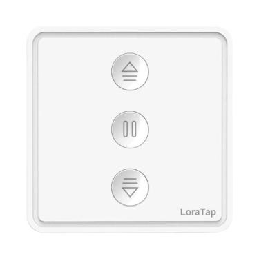 Imagem de Interruptor Inteligente Para Cortinas Rolô LoraTap Tuya Com Controle R