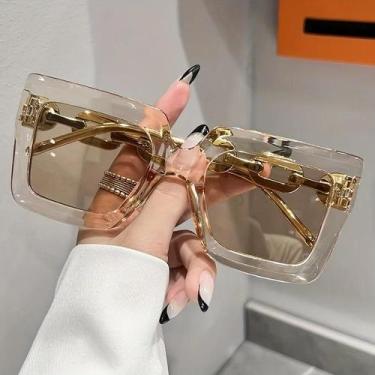 Imagem de Óculos De Sol Femininos De Luxo Em Cores Candy, Anti-reflexo, Estilo C