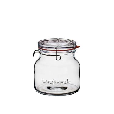 Imagem de Pote Hermético De Vidro Geléia Kefir 1,5 L Tampa L Bormioli