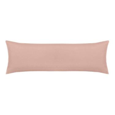 Imagem de Fronha Super Body Pillow Altenburg Toque Acetinado Rosa Lunar
