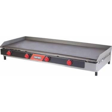 Imagem de Chapa A Gás Queimador Gaveta 130x48 Fg13 Croydon Chapa Para Lanches 13