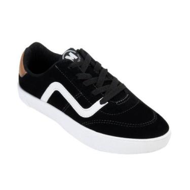 Imagem de Tênis Casual Molekinho MK23-28011, 31, Preto, Branco
