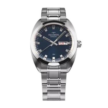 Imagem de Relógio Masculino Technos Automático Prata 50M 8205OV/1A