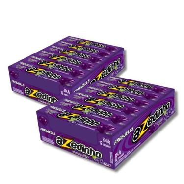 Imagem de Kit 2 Bala Freegells Azedinho Uva Display 12x28g