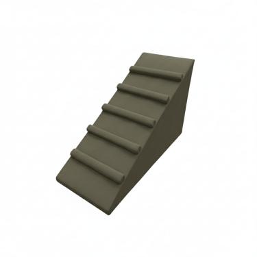 Imagem de Rampa Pet Antiderrapante Para Cachorro Gato Com Degraus Cor Cappuccino Liberty Móveis