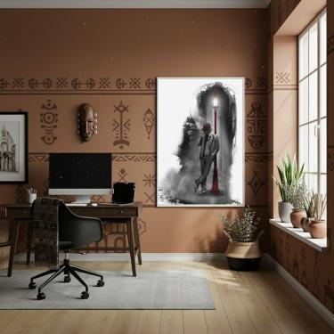 Imagem de Quadro Decorativo Zé Pilintra Uma Entidade de Luz - 70x50cm