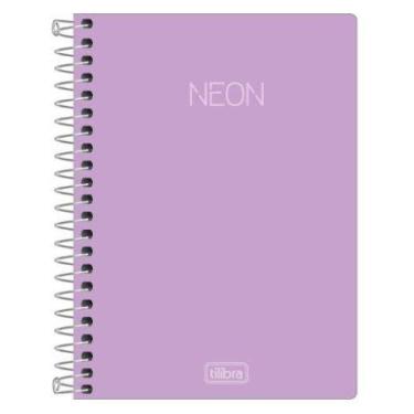 Imagem de Caderneta lilas neon 80f 302635 - Tilibra