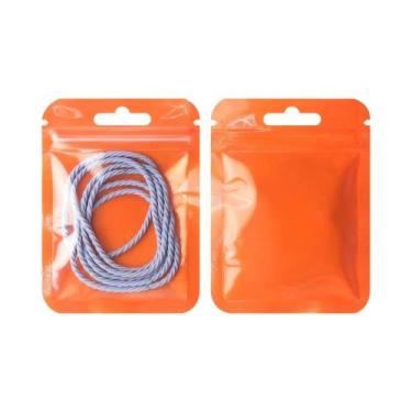 Imagem de Sacos Plásticos Transparentes Coloridos De Mylar 50 Unidades Com Fecho