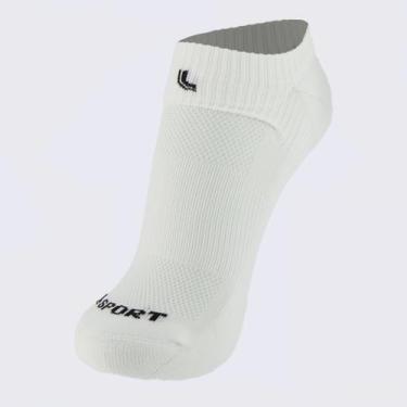 Imagem de Meia Lupo Cano Baixo Dry Fit Running Branca, 41-44