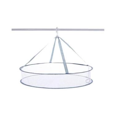 Imagem de Varal De Chão Dobrável Em Tela Para Roupas Delicadas, Toalhas, Meias E