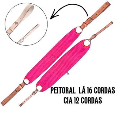 Imagem de Peitoral e cia de Lã Cavalo Vaquejada - selaria shopping do vaqueiro, 